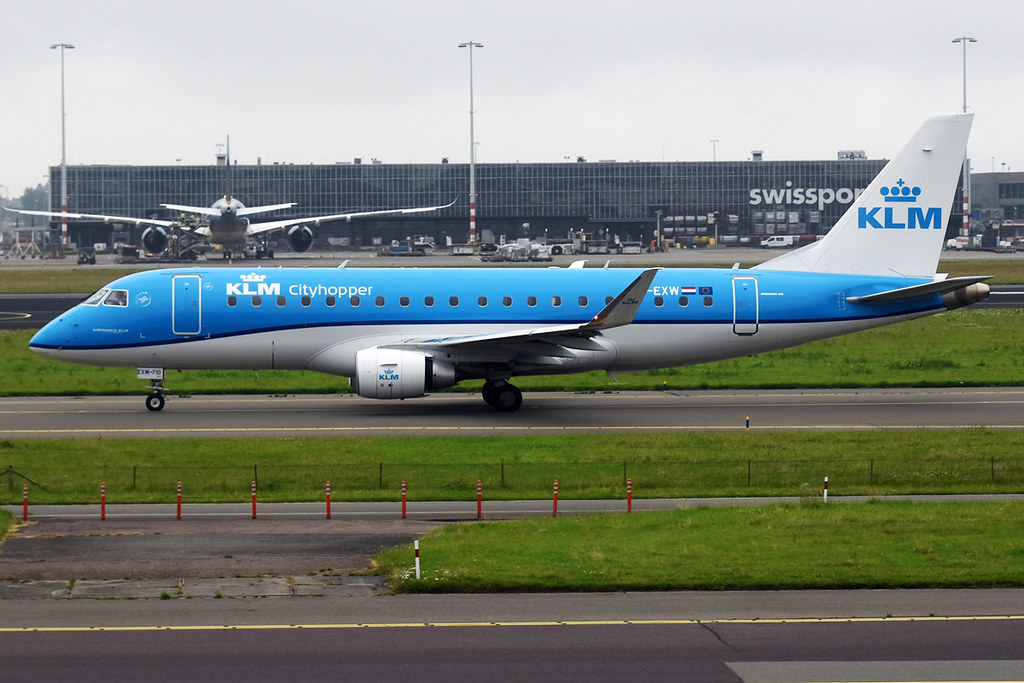 Photo of KLM Cityhopper PH-EXW, Embraer ERJ-175